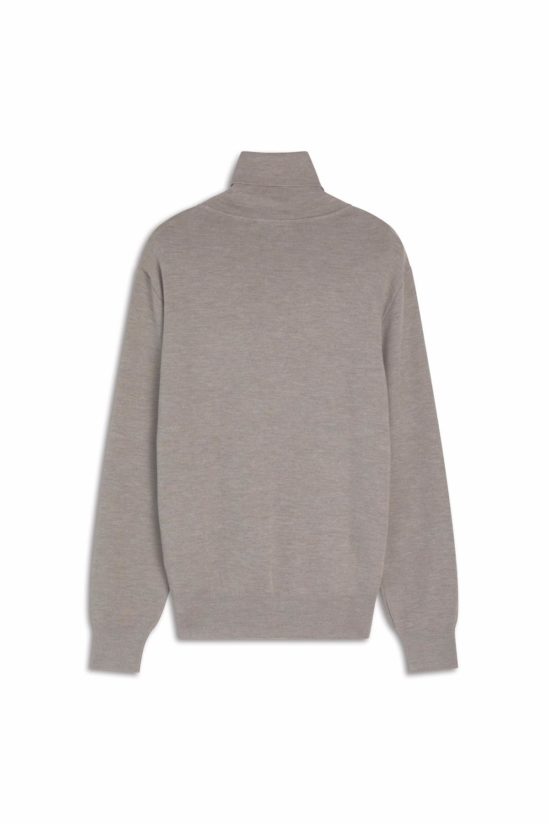 MAISON KITSUNÉ - PULL COL ROULÉ FOX HEAD PATCH