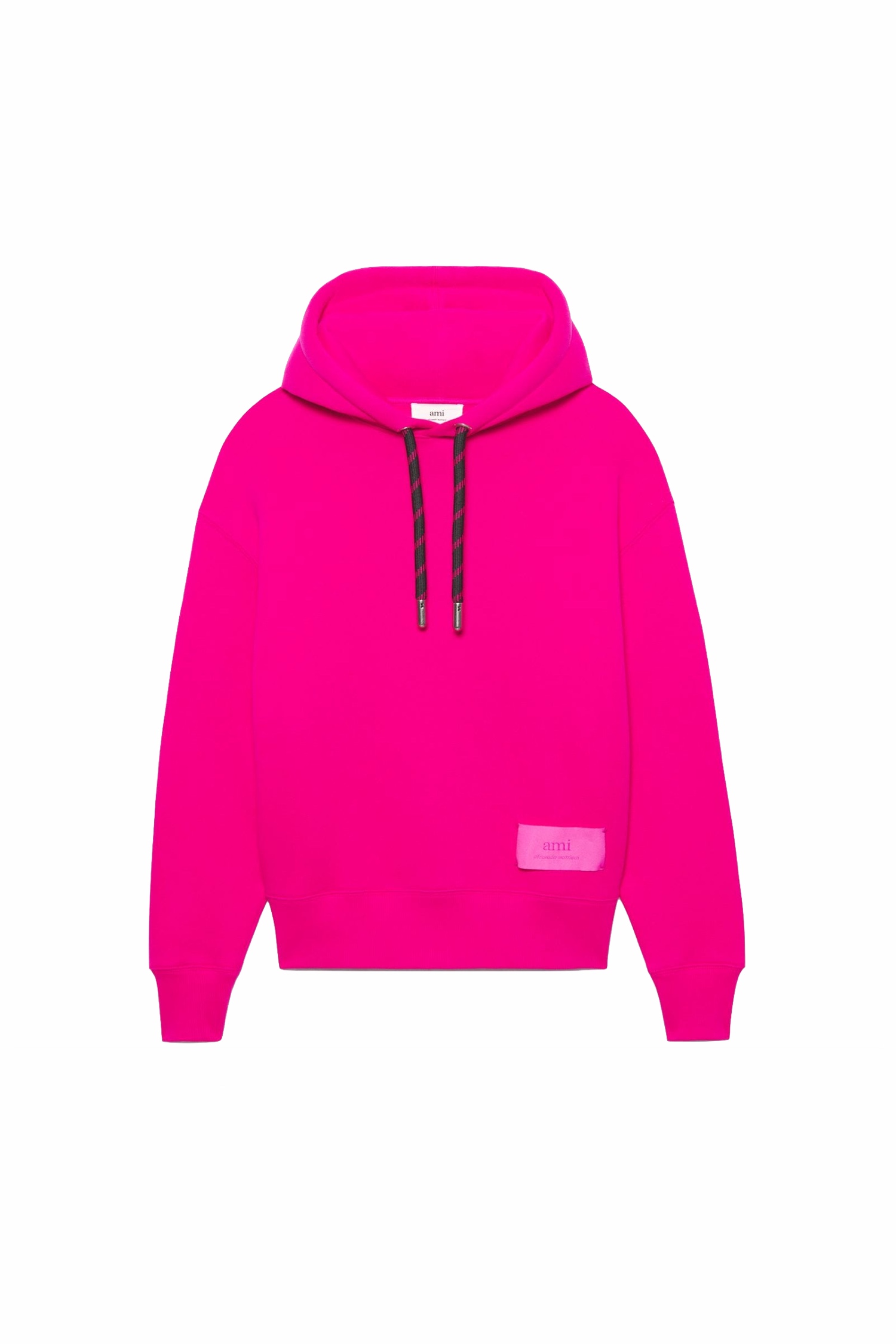 AMI HOODIE ETIQUETTE AMI EN SATIN Monsieur.