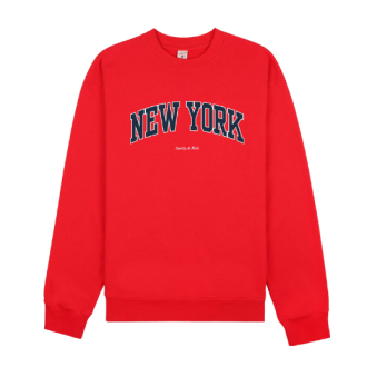 SPORTY AND RICH - SWEATSHIRT NEW YORK IVY