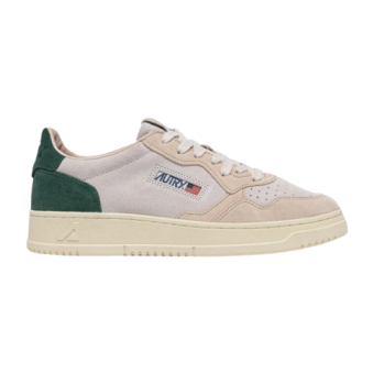 AUTRY - BASKETS MEDALIST LOW TRICOLOR EN DAIM