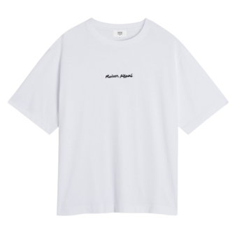MAISON KITSUNÉ - T-SHIRT LINE HANDWRITING OVERSIZE