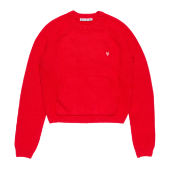 ACNE STUDIOS - PULL À ENCOLURE RAS DU COU