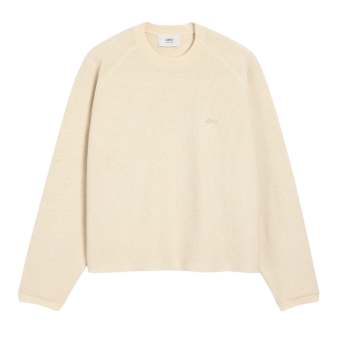 AMI - SWEATSHIRT COL ROND MANCHES RAGLAN