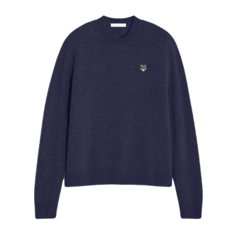 MAISON KITSUNÉ - PULL FOX HEAD MILANO LAMBSWOOL JUMPER