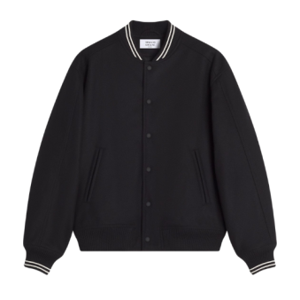 MAISON KITSUNÉ - TEDDY BLOUSON VARSITY