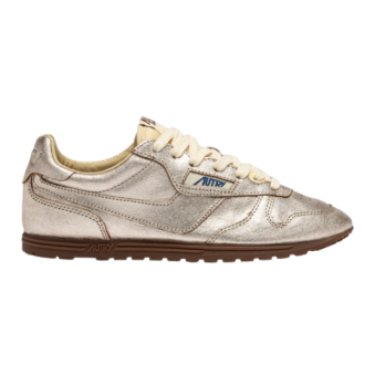 AUTRY - BASKETS WINDSPIN EN CUIR LAMINE