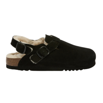 SCHOLL - MULES FAE FUR BACKSTRAP