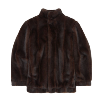 MM6 - VESTE EN FAUSSE FOURRURE