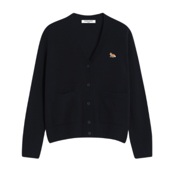 MAISON KITSUNÉ - CARDIGAN BABY FOX LAMBSWOOL BOXY
