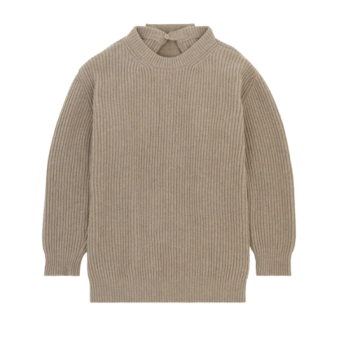 MM6 - ROBE PULL EN LAINE MÉLANGÉE