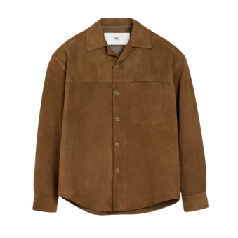 AMI - SURCHEMISE EN CUIR