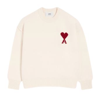 AMI - PULL AMI DE COEUR ROUGE