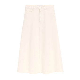 AMI - JUPE LONGUE EN COTON