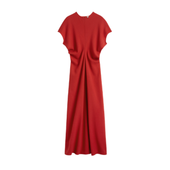 TOTEME - SLOUCH WAIST WOOL DRESS