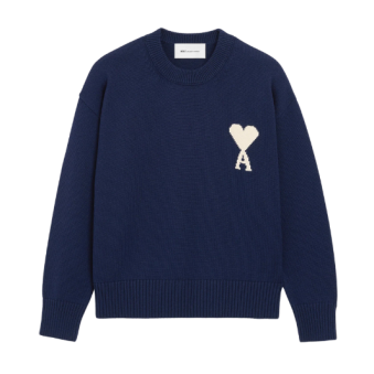 AMI - PULL AMI DE COEUR BLANC