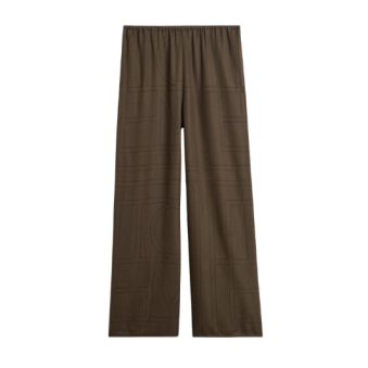 TOTEME - PANTALON MONOGRAM FLANNEL