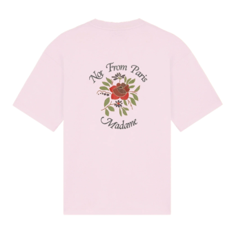 DRÔLE DE MONSIEUR - LE T-SHIRT SLOGAN ROSE