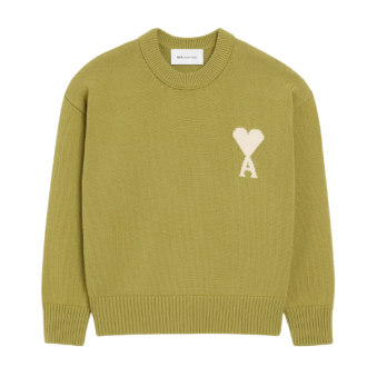 AMI - PULL AMI DE COEUR BLANC