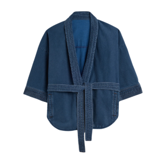 HOMECORE - VESTE KIMONO KURA DENIM