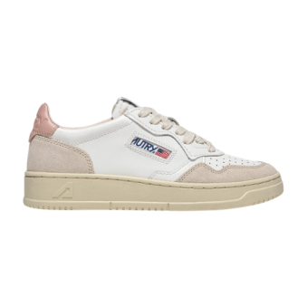 AUTRY - BASKETS MEDALIST LOW EN DAIM EN CUIR