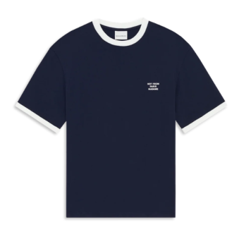 DRÔLE DE MONSIEUR - T-SHIRT SLOGAN CONTRASTÉ