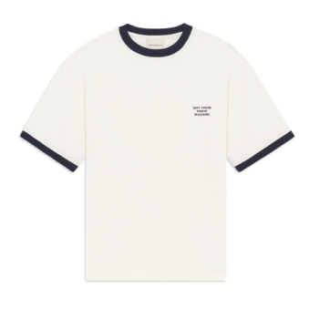DRÔLE DE MONSIEUR - T-SHIRT SLOGAN CONTRASTÉ