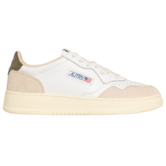 AUTRY - BASKETS MEDALIST LOW EN DAIM ET CUIR