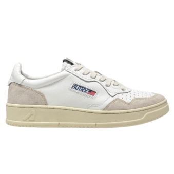 AUTRY - BASKETS MEDALIST LOW EN DAIM ET CUIR