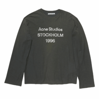 ACNE STUDIOS - T-SHIRT À LOGO 1996 EFFET AÉROSOL