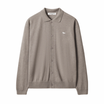 MAISON KITSUNÉ - PULL CARDIGAN PROFILE FOX COMFORT