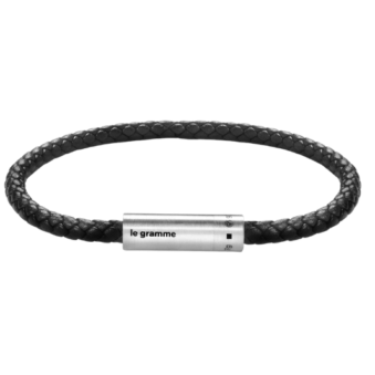 LE GRAMME - BRACELET CÂBLE CUIR 7 GRAMMES