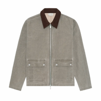 DRÔLE DE MONSIEUR - VESTE DENIM ZIPPÉ DÉLAVÉE