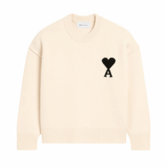 AMI - PULL AMI DE COEUR NOIR