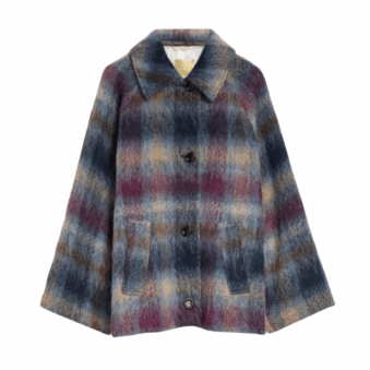 MOMONÌ - VESTE EN TISSU TARTAIN