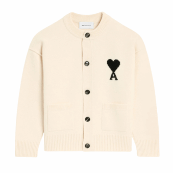 AMI - CARDIGAN AMI DE COEUR NOIR