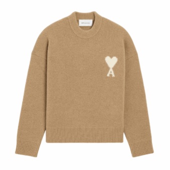 AMI - PULL AMI DE COEUR BLANC EN ALPAGA