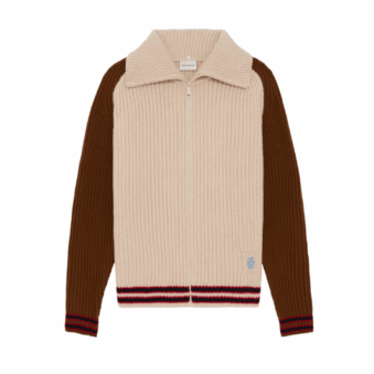DRÔLE DE MONSIEUR - CARDIGAN ZIPPÉE COL SHERPA D MIROIR