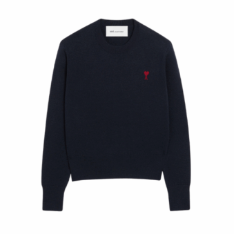 AMI - PULL COL ROND AMI DE COEUR