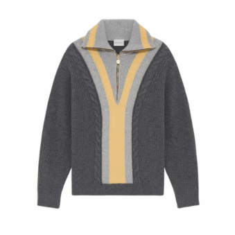 DRÔLE DE MONSIEUR - PULL TRUCKER DEMI-ZIP
